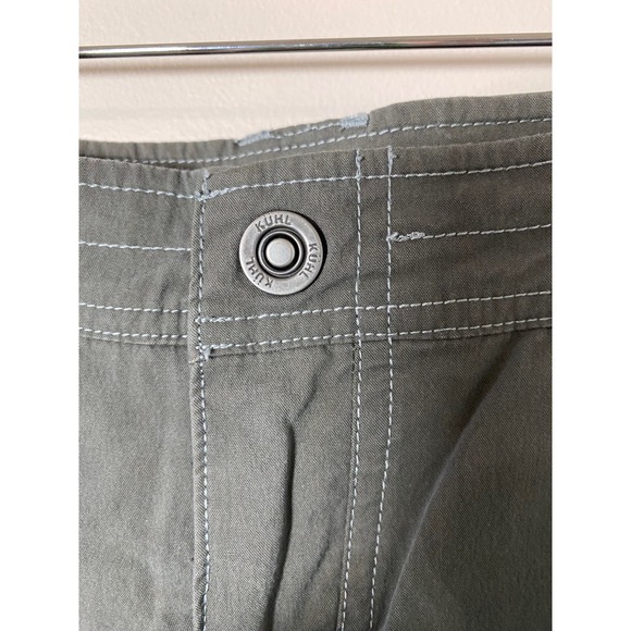Kuhl Womens Cargo Splash Shorts Gray Outdoor Hiking Casual inseam 11.5" Size 14 - Picture 3 of 5